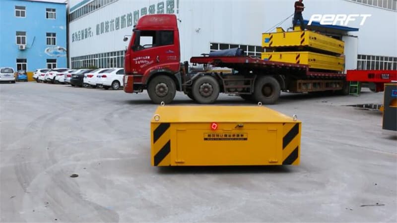heavy duty die carts for metallurgy plant 120t